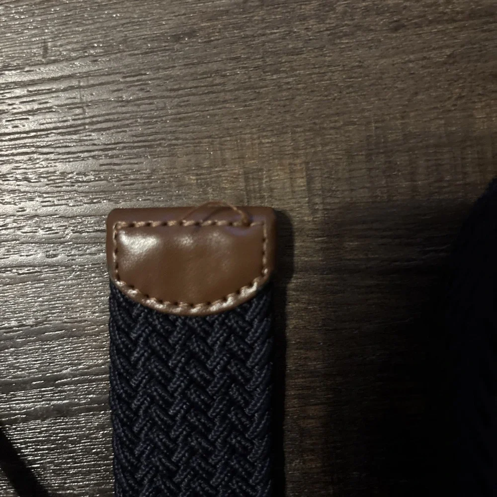 Original Penguin Braided Golf Belt Navy Medium 34-36 Stretchy